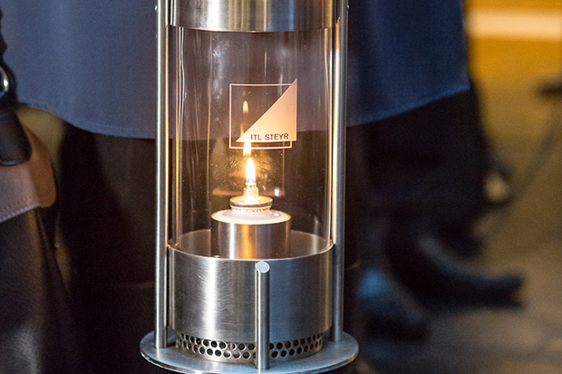 Die Laterne mit dem Friedenslicht aus Betlehem