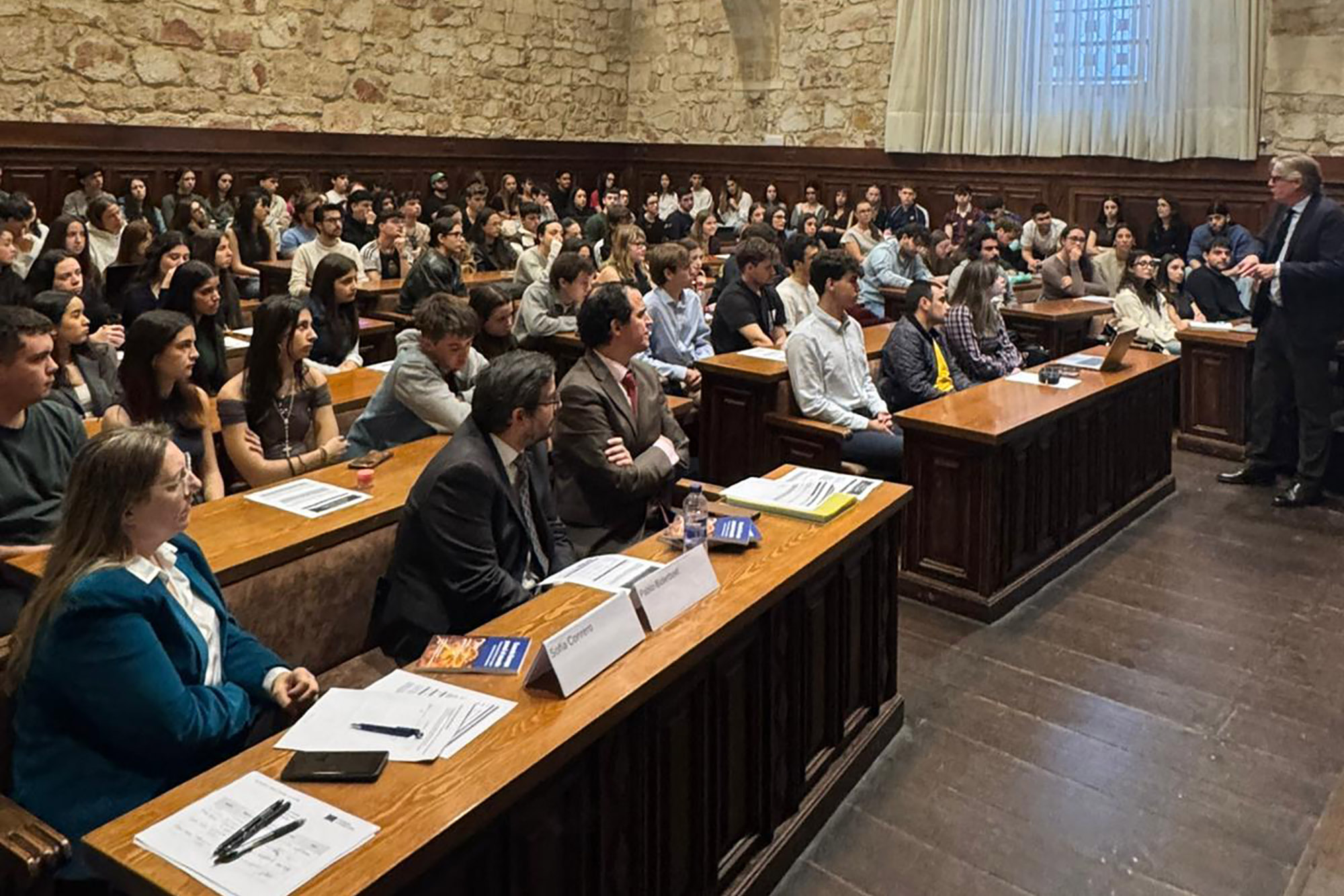 López-Istúriz at Salamanca University 