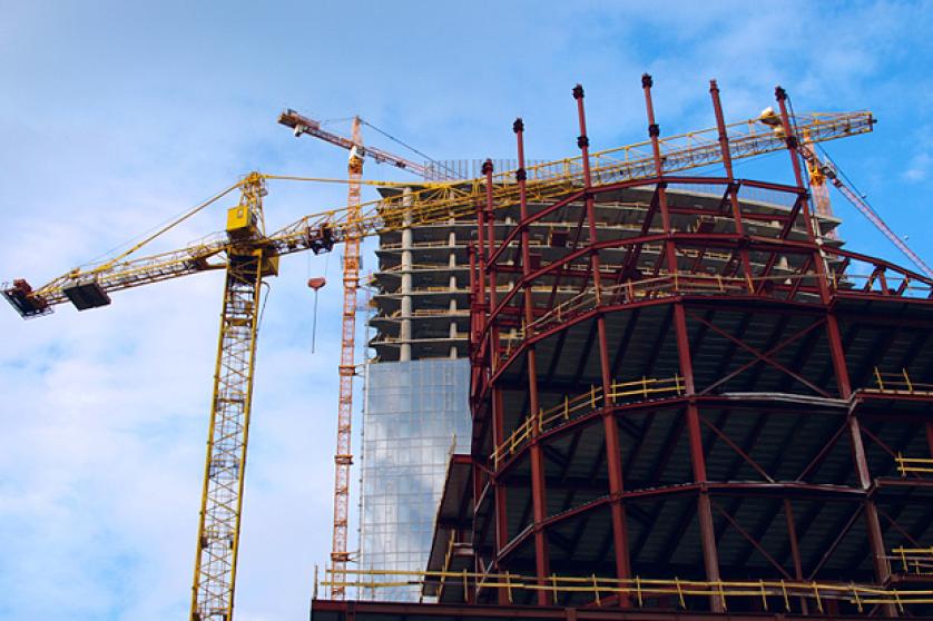 Building under construction.