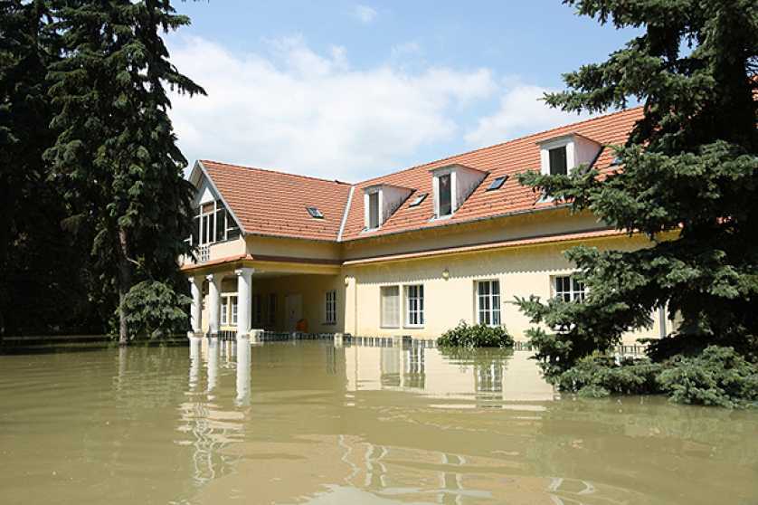 Πλημμυρισμένο σπίτι