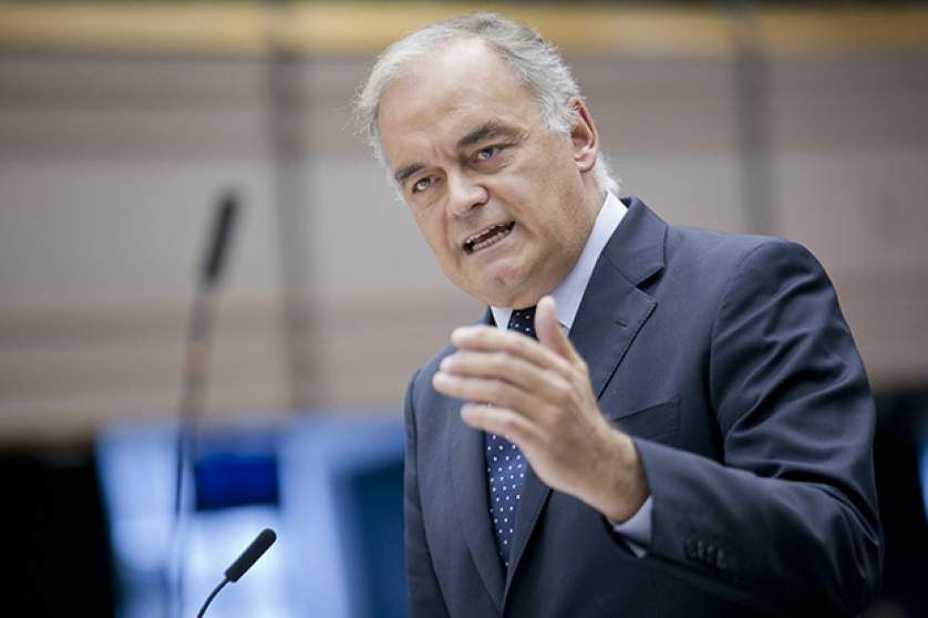 Esteban González Pons MEP during the plenary session in Brussels