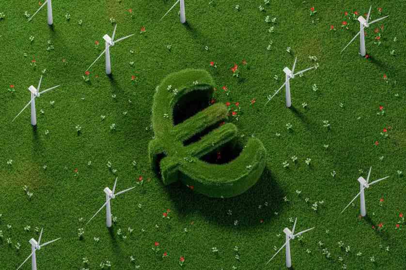 Sustainable energy investment green Euro