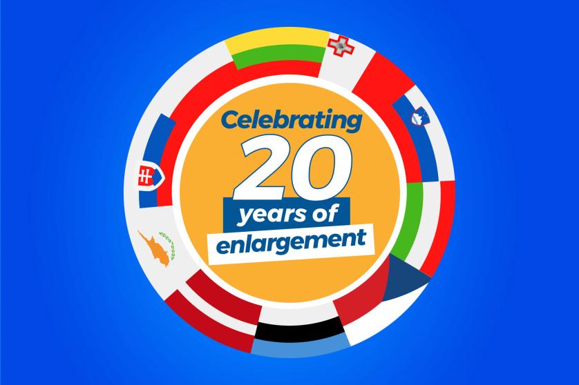 Viering van 20 jaar uitbreiding