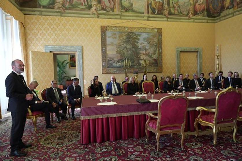 Il Gruppo Epp in Vaticano