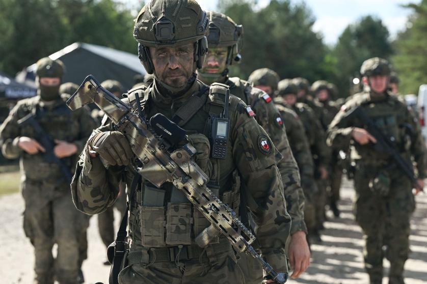 Soldats de la 3e brigade de défense territoriale de Podkarpacka