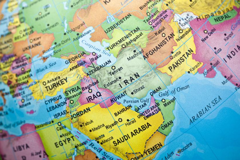 Iran and surrounding countries