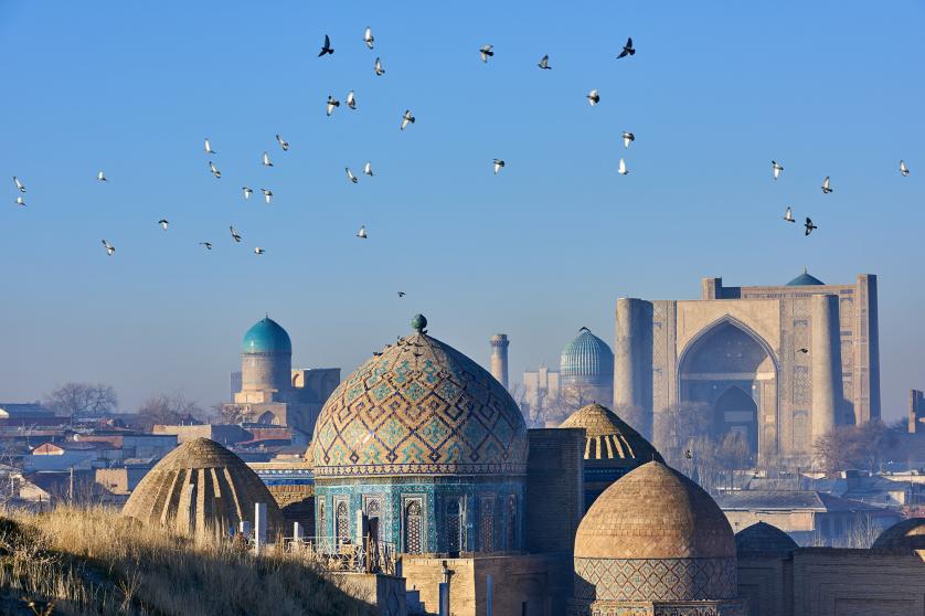 Uzbekistan, Samarkand, Unesco World Heritage, Shah i Zinda mausoleum