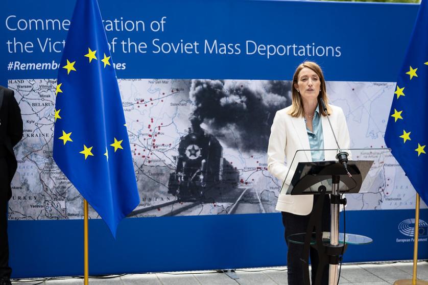 Roberta Metsola opening ceremony 2025