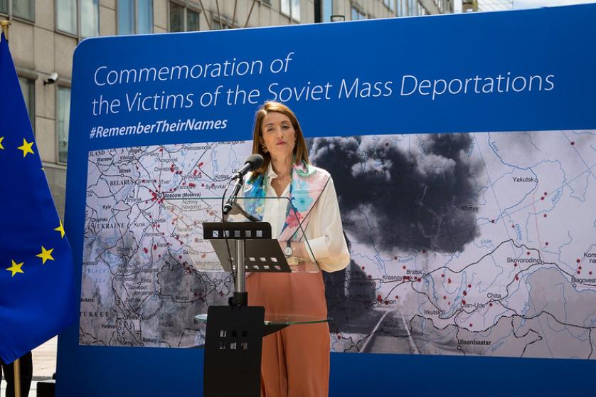 Roberta Metsola atklāj pasākumu