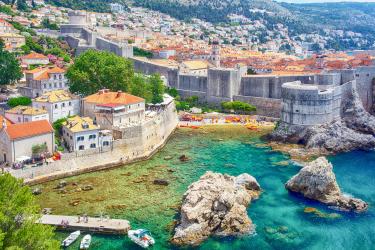 A panorama of Dubrovnik