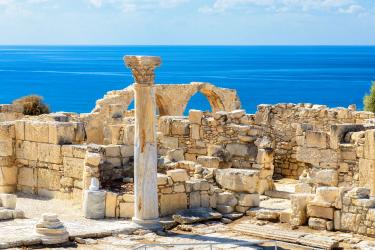 View of Kourion archaeological site, Cyprus