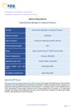 Notice of Recruitment