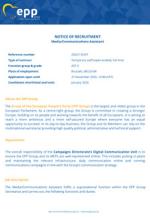 Notice of Recruitment