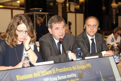 Vorstandssitzung der EVP-Fraktion in Mailand, Italien