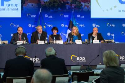 Vorstandssitzung der EVP-Fraktion in Tallinn, Estland