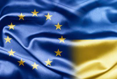 Ukrainian-EU flag