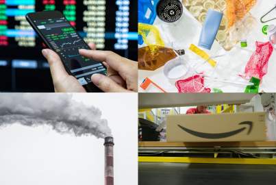 Four possible own resources: digital, financial, plastic and CO2