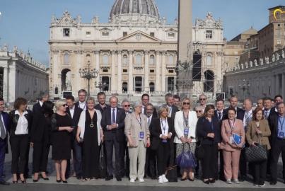 Group photo in the Vatican