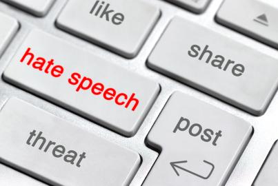 Hate Speech auf der Tastatur