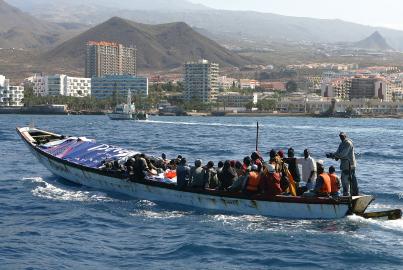 Αφρικανοί μετανάστες φτάνουν στην Τενερίφη