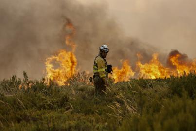 Heatwave Causes Wildfires Across Galicia