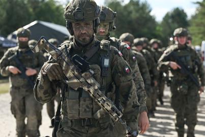 Soldiers of the 3rd Podkarpacka Territorial Defense Brigade