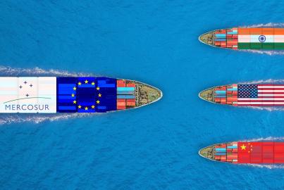 Cargo ships EU/Mercosur trade
