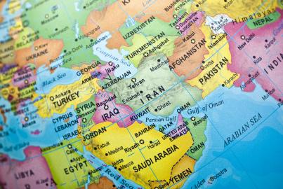 Iran and surrounding countries