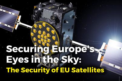 Galileo-satellit og arrangementets titel