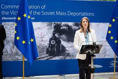 Roberta Metsola opening ceremony 2025